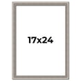 thumbnail image 1 of 17x24 Frame Grey Real Wood Picture Frame Width 1.25 inches | Interior Frame Depth 0.5 inches | Hans, 1 of 8