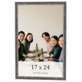 thumbnail image 1 of 17x24 Frame Silver Grey Distressed Solid Wood Picture Frame | 0.75 Inch Moulding Width | Interior, 1 of 8