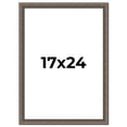 thumbnail image 1 of 17x24 Frame Silver Real Wood Picture Frame Width 1.25 Inches | Interior Frame Depth 0.5 Inches |, 1 of 8