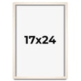thumbnail image 1 of 17x24 Frame White Wheat Solid Wood Picture Frame | Moulding Width 0.75 Inches | Interior Depth 0.5, 1 of 8