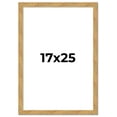 thumbnail image 1 of 17x25 Frame Beige Real Wood Picture Frame Width 1.25 inches | Interior Frame Depth 0.5 inches |, 1 of 8