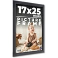 thumbnail image 1 of 17x25 Frame Black Passaggi Solid Wood Picture Frame Width 1.5 Inches | Interior Depth 0.5 Inches |, 1 of 8