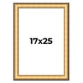 thumbnail image 1 of 17x25 Frame Gold Plein Aire Solid Wood Picture Frame Width 2 Inches | Interior Frame Depth 0.5, 1 of 8