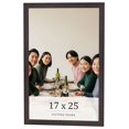 thumbnail image 1 of 17x25 Rustic Brown Real Wood Picture Frame Width 0.75 inches | Interior Frame Depth 0.5 inches |, 1 of 8