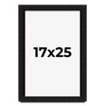 thumbnail image 1 of 17x25 Shadow Box Black Solid Wood Display Picture Frame | 1 Inch Rabbet Depth | | 1.375 Inch, 1 of 4