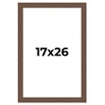 thumbnail image 1 of 17x26 Frame Brown Distressed Barnwood Picture Frame | Rustic Farmhouse Photo Frame Includes UV, 1 of 8