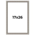 thumbnail image 1 of 17x26 Frame Grey Real Wood Picture Frame Width 1.25 inches | Interior Frame Depth 0.5 inches | Hans, 1 of 8