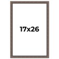 thumbnail image 1 of 17x26 Frame Silver Real Wood Picture Frame Width 1.25 Inches | Interior Frame Depth 0.5 Inches |, 1 of 8