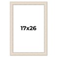 thumbnail image 1 of 17x26 Frame White Real Wood Picture Frame Width 1.75 inches | Interior Frame Depth 0.5 inches |, 1 of 8