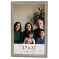 thumbnail image 1 of 17x27 Frame Grey Solid Wood Picture Frame Width 1 Inches | Interior Frame Depth 0.5 Inches |, 1 of 8