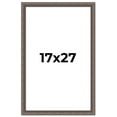 thumbnail image 1 of 17x27 Frame Silver Real Wood Picture Frame Width 1.25 Inches | Interior Frame Depth 0.5 Inches |, 1 of 8