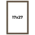 thumbnail image 1 of 17x27 Ornate Brown Real Wood Picture Frame Width 1.5 Inches | Interior Frame Depth 0.5 Inches |, 1 of 8