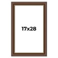 thumbnail image 1 of 17x28 Copper and Brown Real Wood Picture Frame Width 2 inches | Interior Frame Depth 0.5 inches |, 1 of 8