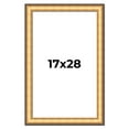 thumbnail image 1 of 17x28 Frame Gold Plein Aire Solid Wood Picture Frame Width 2 Inches | Interior Frame Depth 0.5, 1 of 8