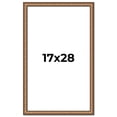 thumbnail image 1 of 17x28 Frame Gold Real Wood Picture Frame Width 1.25 inches | Interior Frame Depth 0.5 inches |, 1 of 8