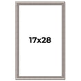thumbnail image 1 of 17x28 Frame Grey Real Wood Picture Frame Width 1.25 inches | Interior Frame Depth 0.5 inches | Hans, 1 of 8