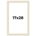 thumbnail image 1 of 17x28 Frame White Real Wood Picture Frame Width 1.5 inches | Interior Frame Depth 0.5 inches | Barn, 1 of 8