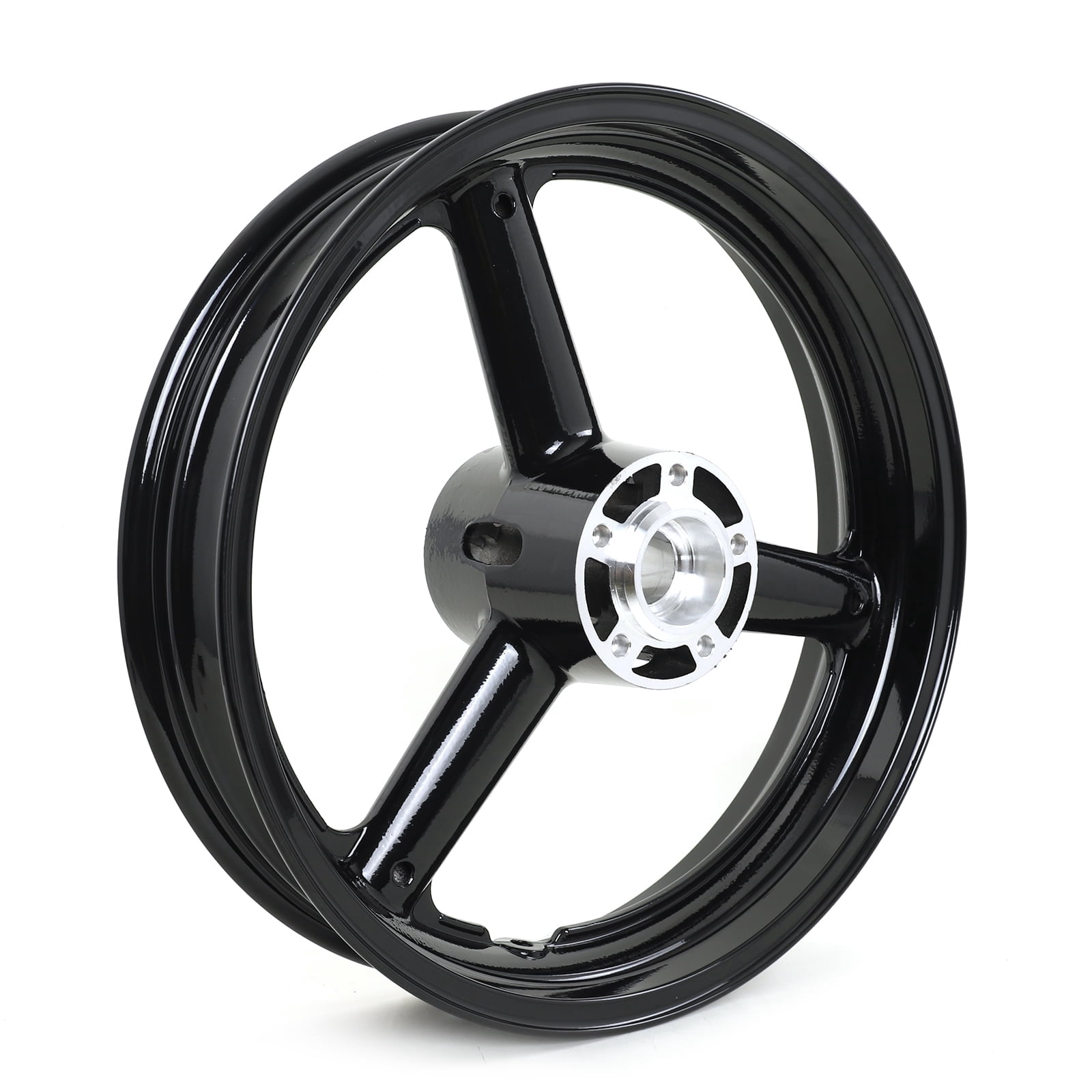 17x3.5 Front Wheel Rim for Suzuki SV1000 / S 2003 2004 GSXR 600 2001-2005 02 03 04 05 GSX-R 750 2000-05 GSX R 1000 01-04 Glossy Black Aluminum Alloy A365 Tubeless Light weight