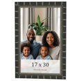 thumbnail image 1 of 17x30 Frame Black Bamboo Solid Wood Picture Frame Width 1.5 Inches | Interior Frame Depth 0.5, 1 of 8