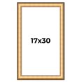 thumbnail image 1 of 17x30 Frame Gold Plein Aire Solid Wood Picture Frame Width 2 Inches | Interior Frame Depth 0.5, 1 of 8