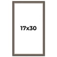 thumbnail image 1 of 17x30 Frame Silver Real Wood Picture Frame Width 1.25 Inches | Interior Frame Depth 0.5 Inches |, 1 of 8
