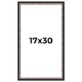 thumbnail image 1 of 17x30 Frame Silver Real Wood Picture Frame Width 1.25 Inches | Interior Frame Depth 0.75 Inches |, 1 of 8