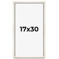 thumbnail image 1 of 17x30 Frame White Wheat Solid Wood Picture Frame | Moulding Width 0.75 Inches | Interior Depth 0.5, 1 of 8
