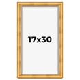 thumbnail image 1 of 17x30 Shadow Box Frame Gold | 1.75 Inches Deep Real Wood Traditional Shadowbox Display Frame | UV, 1 of 7