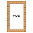 thumbnail image 1 of 17x31 Frame Beige Real Wood Picture Frame Width 3 inches | Interior Frame Depth 0.5 inches |, 1 of 8