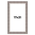 thumbnail image 1 of 17x31 Frame Grey Real Wood Picture Frame Width 2.75 Inches | Interior Frame Depth 0.5 Inches |, 1 of 8