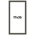 thumbnail image 1 of 17x35 Frame Black-Brown Medieval Solid Wood Picture Frame | 1.5 Inch Moulding Width | Gotham, 1 of 8