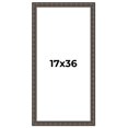 thumbnail image 1 of 17x36 Frame Black Bamboo Solid Wood Picture Frame Width 1.5 Inches | Interior Frame Depth 0.5, 1 of 8