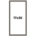 thumbnail image 1 of 17x36 Frame Black Brown Chestnut Mosaic Solid Wood Picture Frame | 1.125 Inch Moulding Width |, 1 of 8