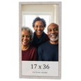thumbnail image 1 of 17x36 Frame White Real Wood Picture Frame Width 0.75 inches | Interior Frame Depth 0.5 inches |, 1 of 8