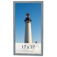 thumbnail image 1 of 17x37 Frame Blue Scuffed Farm Board Solid Wood Picture Frame Width 0.75 Inches | Interior Depth 0.5, 1 of 8
