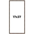 thumbnail image 1 of 17x37 Frame Brown Bamboo with Dark Coffee/Walnut Finish | Solid Wood Picture Frame Width 0.75, 1 of 8