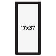 thumbnail image 1 of 17x37 Shadow Box Black Solid Wood Display Picture Frame | 1 Inch Rabbet Depth | | 1.375 Inch, 1 of 4