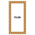 thumbnail image 1 of 17x38 Frame Beige Real Wood Picture Frame Width 3 inches | Interior Frame Depth 0.5 inches |, 1 of 8
