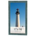 thumbnail image 1 of 17x38 Frame Blue Rustic Barnwood Solid Wood Picture Frame Width 1.25 Inches | Interior Depth 0.5, 1 of 8