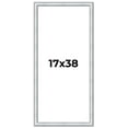 thumbnail image 1 of 17x38 Frame Sterling Silver Solid Wood Picture Frame | 1.25 Inch Moulding Width | 0.75 Inch, 1 of 8