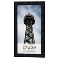 thumbnail image 1 of 17x39 Frame Black Passaggi Solid Wood Picture Frame Width 1.5 Inches | Interior Depth 0.5 Inches |, 1 of 8