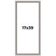 thumbnail image 1 of 17x39 Frame Grey Real Wood Picture Frame Width 1.25 inches | Interior Frame Depth 0.5 inches | Hans, 1 of 8