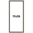 thumbnail image 1 of 17x39 Frame Silver Real Wood Picture Frame Width 1.25 Inches | Interior Frame Depth 0.5 Inches |, 1 of 8