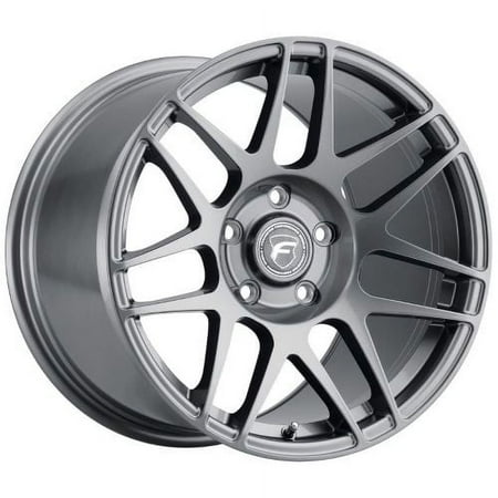 17x4.5 Forgestar F173 F14 Drag Gloss Anthracite Wheel 5x4.75 (-26mm)