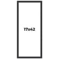 thumbnail image 1 of 17x42 Frame Black Real Wood Picture Frame Width 1.25 Inches | Interior Frame Depth 0.5 Inches |, 1 of 8