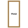 thumbnail image 1 of 17x42 Frame Gold Ornate Solid Wood Picture Frame | 2 Inch Moulding Width | Firman Traditional Photo, 1 of 8