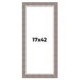 thumbnail image 1 of 17x42 Frame Grey Real Wood Picture Frame Width 2.75 Inches | Interior Frame Depth 0.5 Inches |, 1 of 8