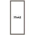 thumbnail image 1 of 17x42 Frame Silver Real Wood Picture Frame Width 1.25 Inches | Interior Frame Depth 0.5 Inches |, 1 of 8