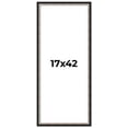 thumbnail image 1 of 17x42 Frame Silver Real Wood Picture Frame Width 1.25 Inches | Interior Frame Depth 0.75 Inches |, 1 of 8
