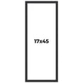 thumbnail image 1 of 17x45 Frame Black Real Wood Picture Frame Width 1.25 Inches | Interior Frame Depth 0.5 Inches |, 1 of 8